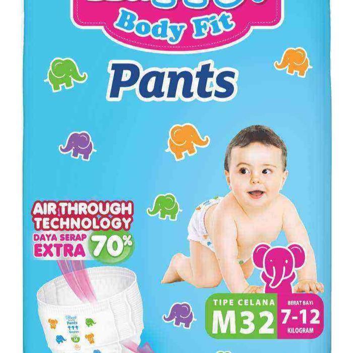 Pempes Baby Happy Celana 2 Bal S40/M32/L28/Xl26/Xxl24 Bayi Baru Lahir Cowok Cewek Popok Bunda #Grati
