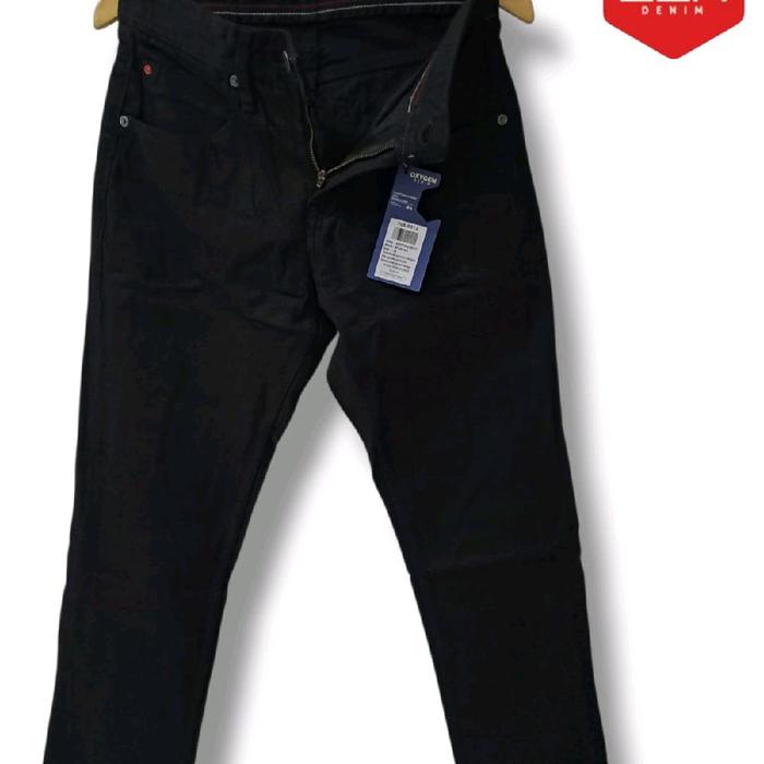 Celana Oxygen Panjang Jeans Hitam
