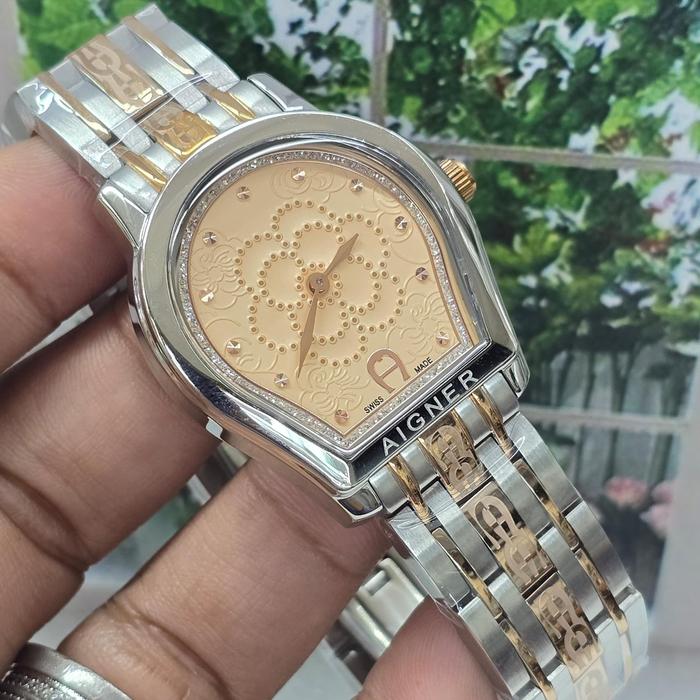 AIGER LADYS JAM TANGAN WANITA STELL AIGER JAM TANGAN WANITA FLOWER DIAL JAM TANGAN WANITA TERBARU JA