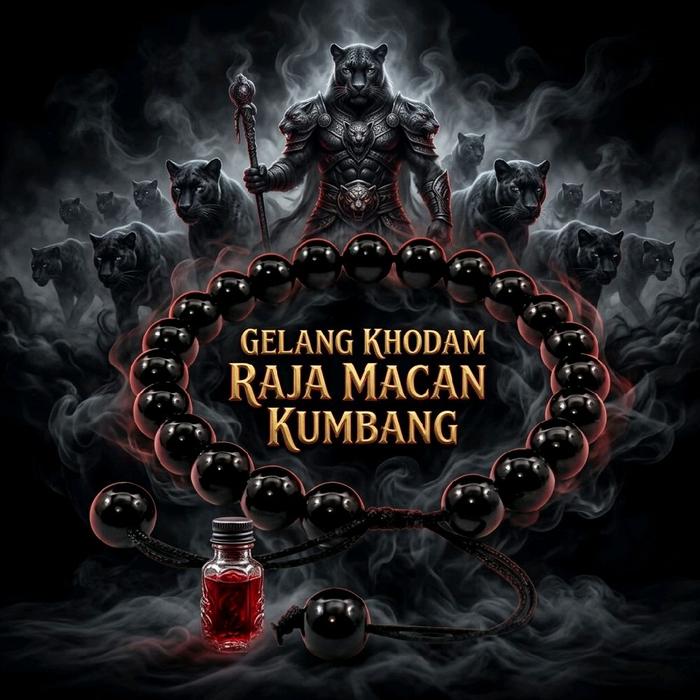 Gelang Khodam Raja Macan Kumbang bonus minyak perawatan