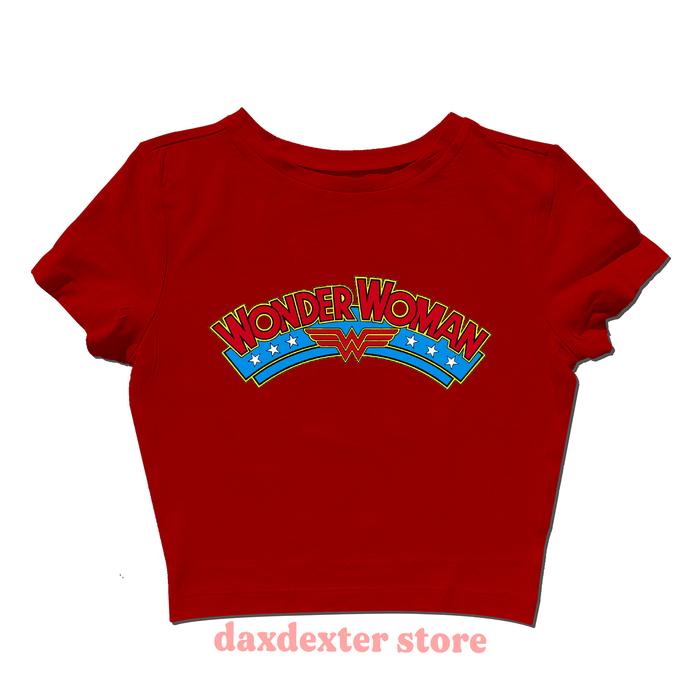 Baby tee Wonder woman Logo y2k crop top tee