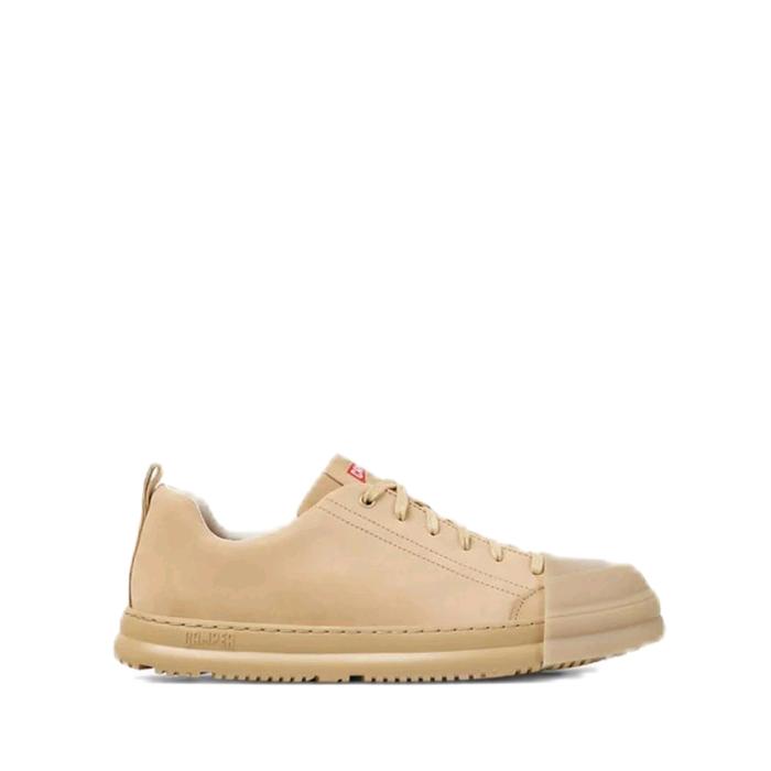 CAMPER Junction Runner Leather Original Men's Sneakers Shoes - Beige