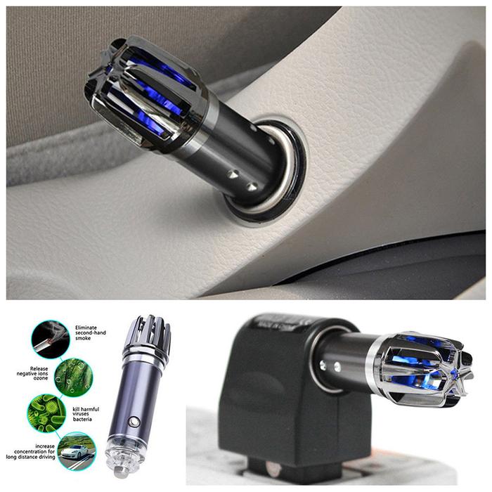 Pembersih Udara Mobil Mini 12V Pembersih Ozon Ionizer Bar Oksigen