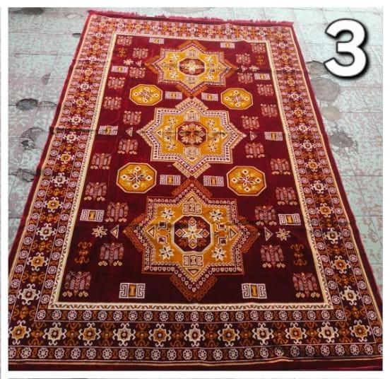 AMBAL TURKYE UK 2*3 TEBAL 1mm BULU HALUS LEMBUT MOTIF KLASIK VM