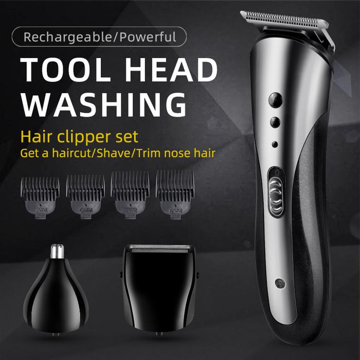 KEMEI KM-1407 Rechargeable Electric Nose Hair Clipper Multifunctional