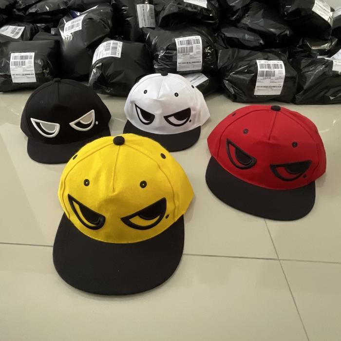 PREMIUM Topi SnapBack HipHop Anak Laki-Laki Motif Mata Angry bird