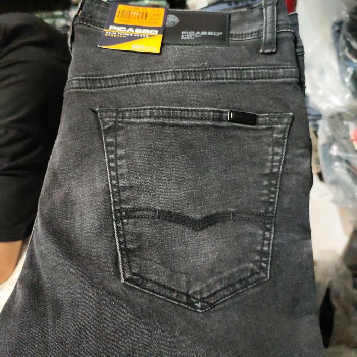 celana Picasso jeans karet strecth Panjang