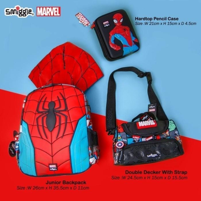 TERMURAH Tas smiggle marvel/smiggle backpack/tas spiderman/tas sekolah anak