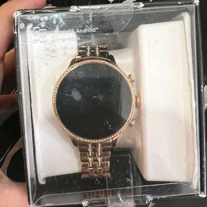 Ready Fossil Smartwatch Ftw6077 Gen 6 RoseGold