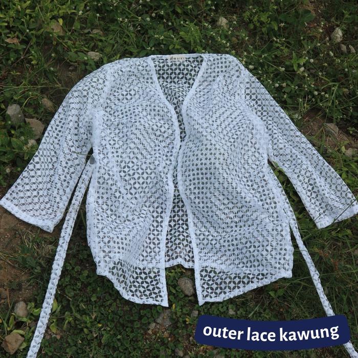 Kebaya Lace Kawung / Outer Kebaya Kawung / Outer Lace / Kebaya Putih
