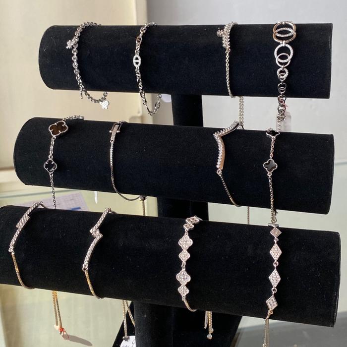 Gelang Rante & Serut Silver 925