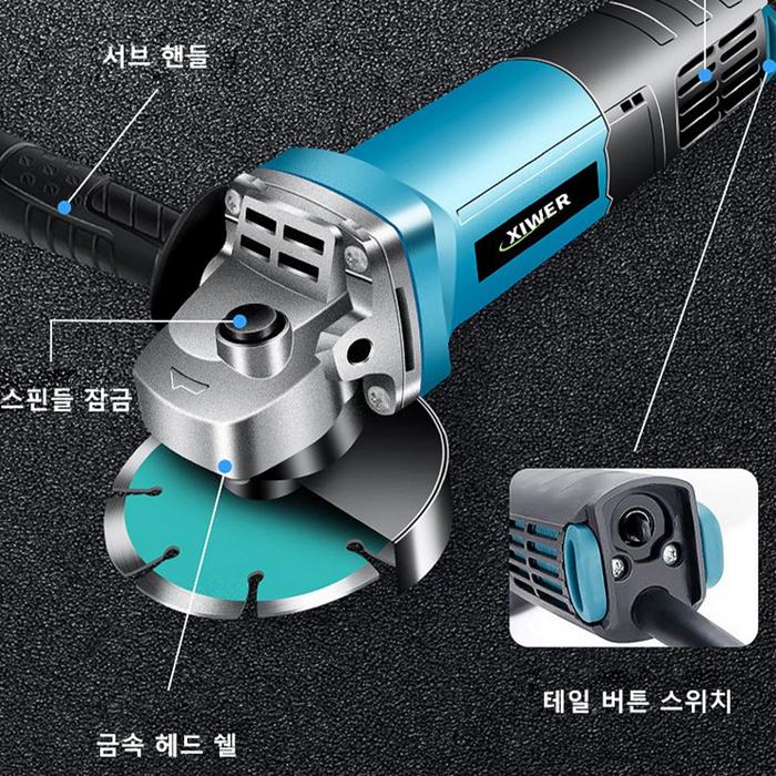 Angle Grinding and Polishing Machine 1600W Brushless Impact Angle