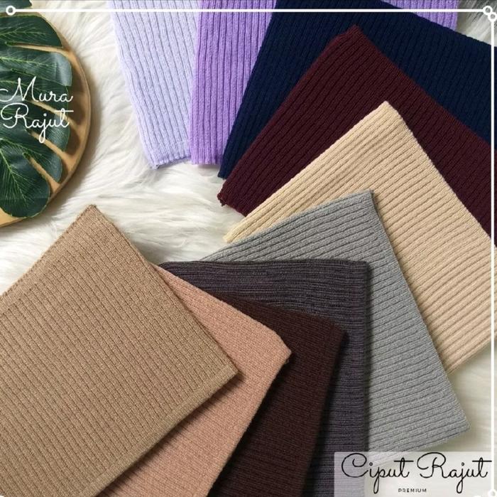 Murah HIJAB (Ciput)  CIPUT Rajut Warna Polos Bahan Tebal/ Daleman kerudung wanita muslimah Dalaman k