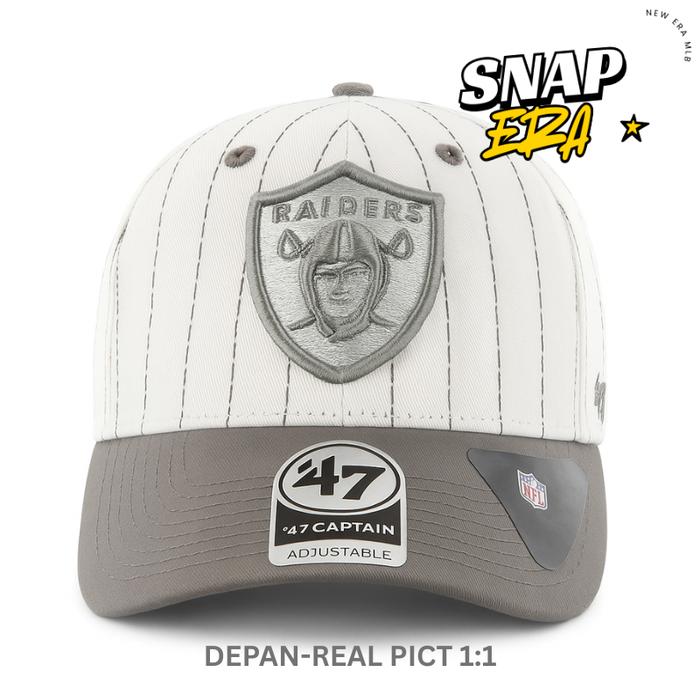 '47 Brand Topi Baseball Raiders-White Brown