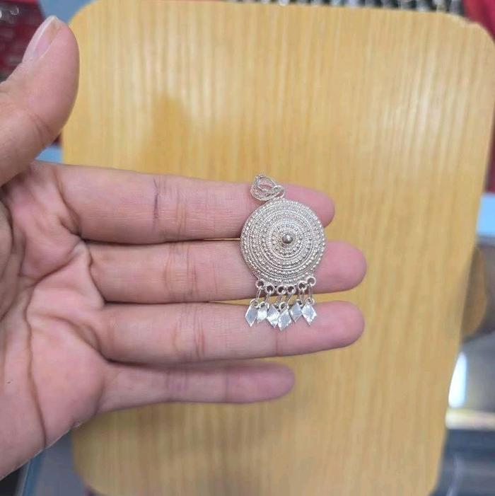 liontin Borobudur jumbo perak murni mewah