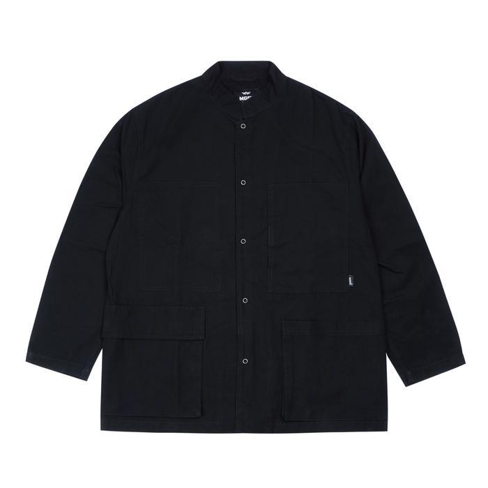 Terbaru Mgee Baju Kemeja Jacket Koko Koleksi Oversize Amiri C001 Black