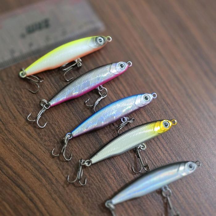 Lure Casting Minnow Model Flutter Stick Panjang 5 cm Berat 3.5 Gram