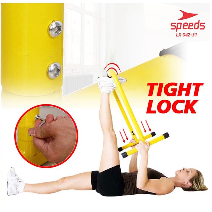 SPEEDS Sport Dip Bar ORI Alat Olahraga Fitness / Gym Rumah Lebert Equalizer 042-31
