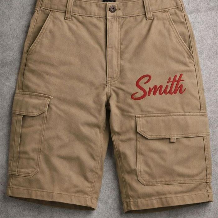 celana chinos pendek pria dewasa smith merah
