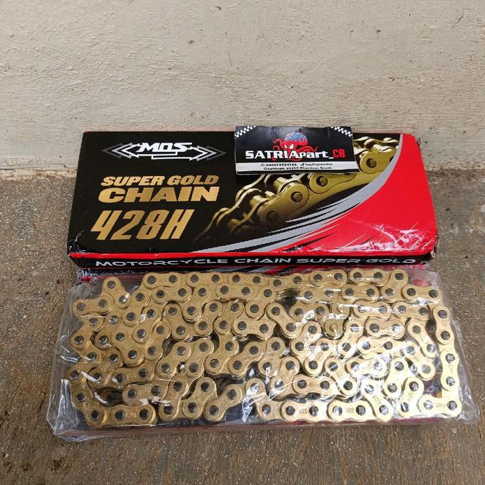 rante motor ukuran 428H merk mos gold