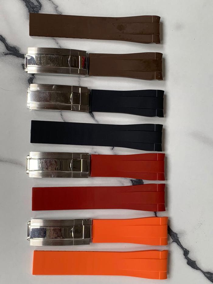 Strap tali jam tangan silicon curve 20mm Seikomod curve