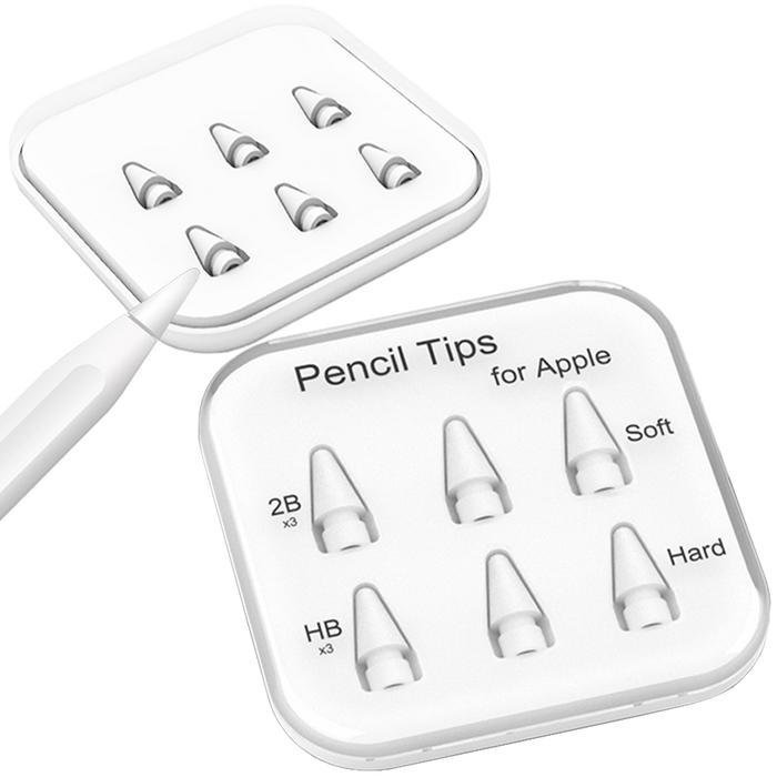 Pencil Tips for Apple Pencil Soft Tip, Stylus Pen Nibs for Apple
