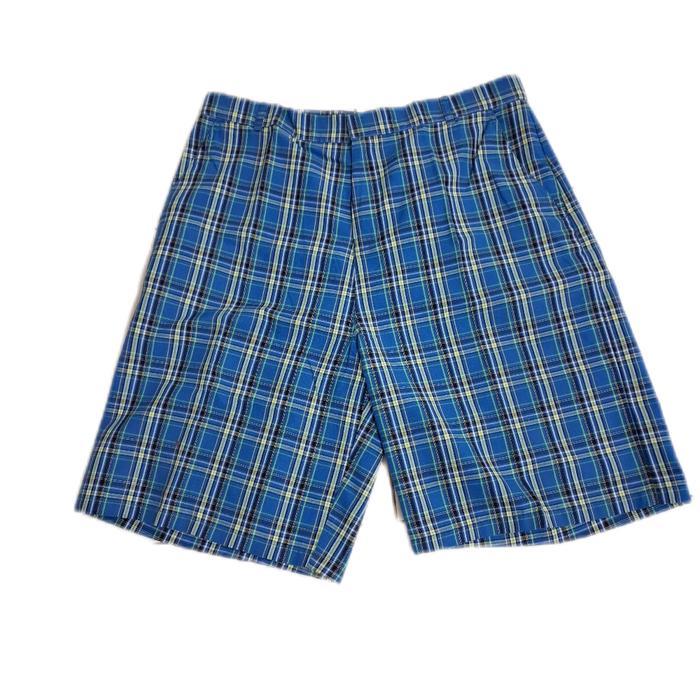 Celana Pendek seragam anak laki smp bpk penabur kotak biru size 43