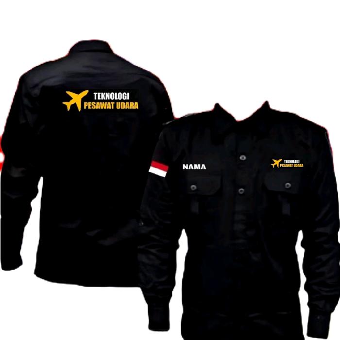 kemeja teknologi pesawat udara baju teknologi pesawat udara seragam teknologi pesawat udara Pdh tekn