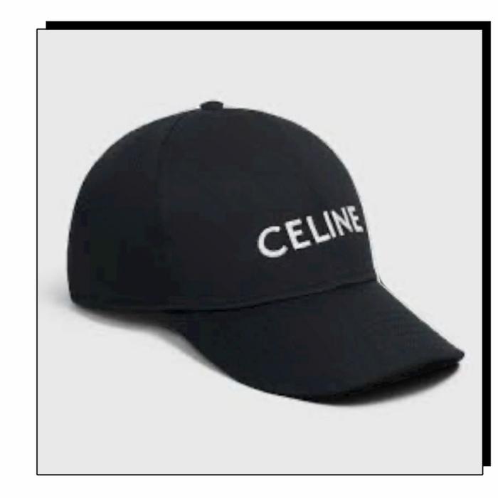 Celine baseball black cap