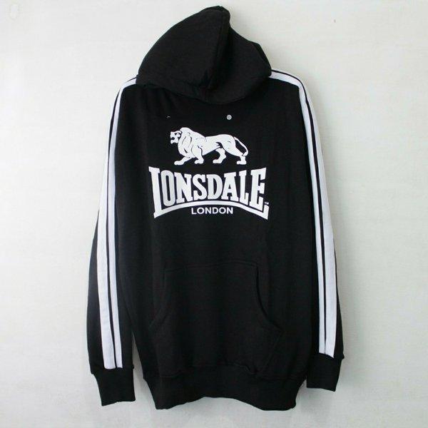 Jaket Sweater Pria Lonsdale Black Premium Original