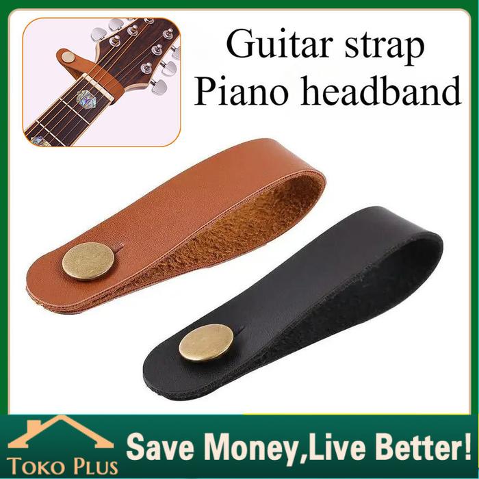 Strap Gitar Strap Bass Strap Gitar Akustik Strap Gitar Elektrik Bahan PU Leather - Strap Gitar Akust
