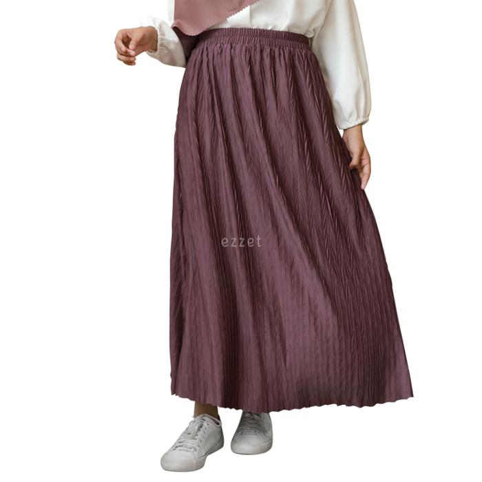 EZZET Adiva Rok Plisket Premium Korean Style Pleats Skirt