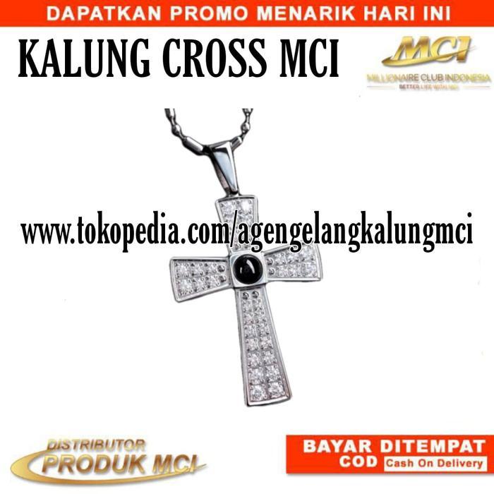 Promo MCI Kalung Cross MCI Original - Kalung Salib MCI Kesehatan - Manfaat Memperlancar Aliran Darah