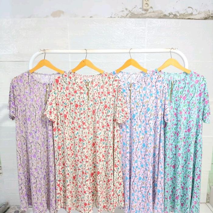 Daster premium ld jumbo 110-130  bahan jersey super Dress