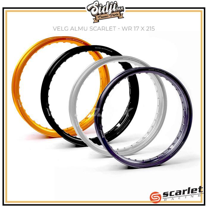 Velg Lingkar Alumunium Scarlet Racing Ring 17 140 160 185 215 Motor Cb 150 R Mio Vario Vixion  Mx Ki