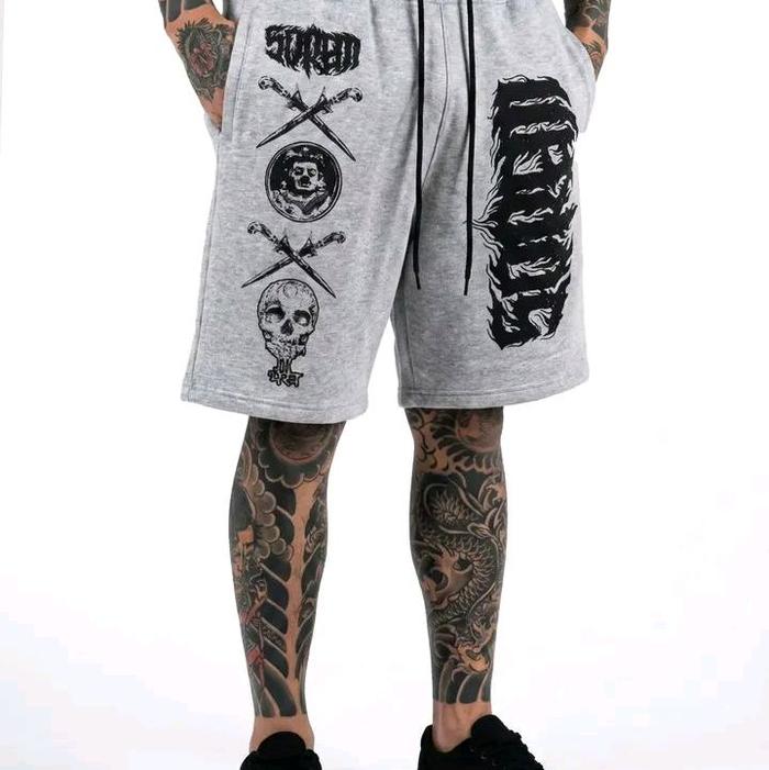 Sorem - Best of the Beast - Menshort Celana Pendek Distro Boxer Celana Kolor Band Metal Original den