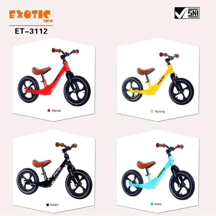 SEPEDA ANAK EXOTIC ET-3112 BALANCE BIKE