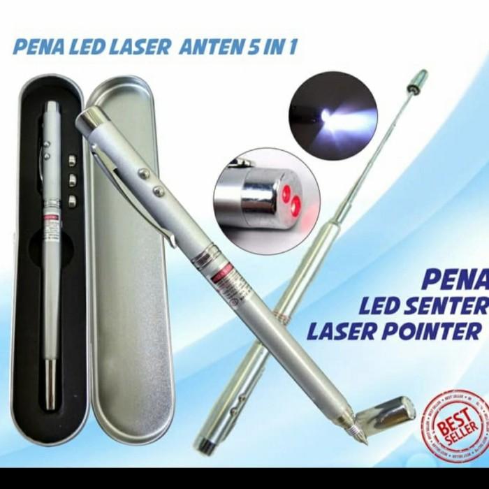 Pen Laser 5 in 1/ Pen, Laser , Antena, Senter, Magnet