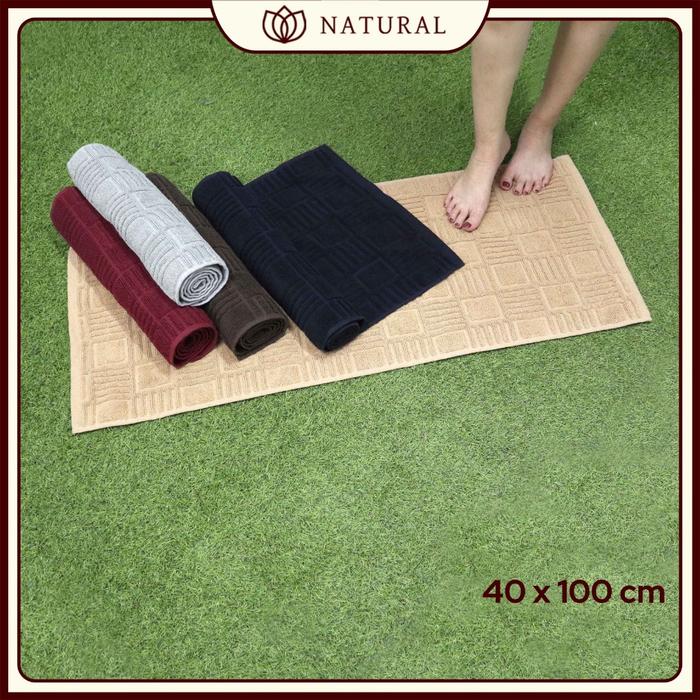 Keset Handuk 40X100 Cm Keset Natural By Chalmer Keset Polos Keset Dapur Kamar Mandi