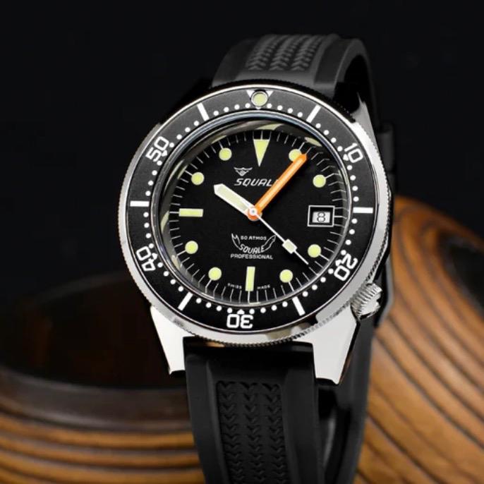 Squale 50 ATMOS Black - 1521 - 026/A