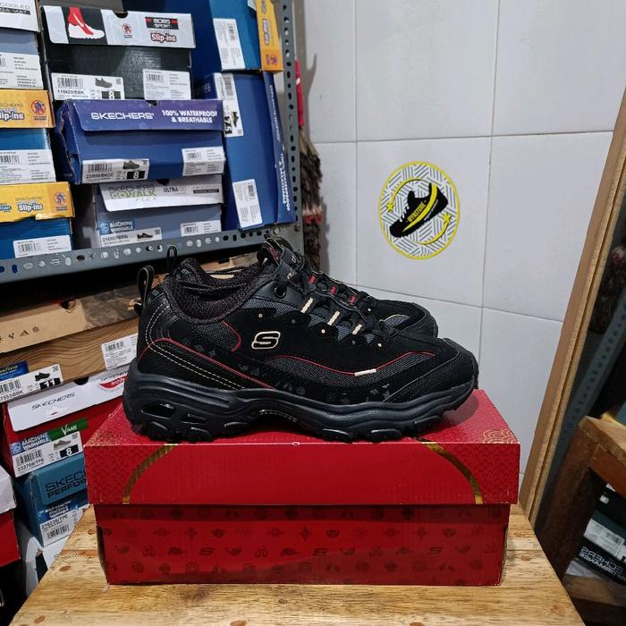 Skechers D'lites Black / Gold Men's