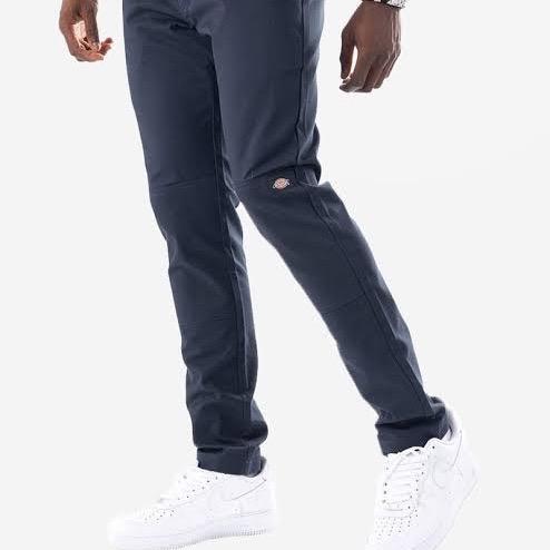 Work long pants dickies cell pocket double knee skinny straight super cakep banget