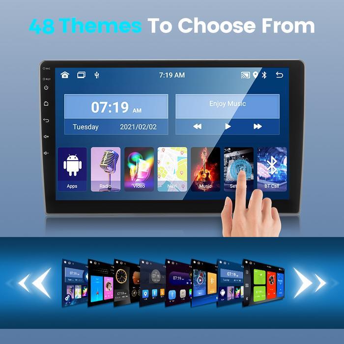 GEARELEC Android 12 Head Unit Double DIN 7 9 10 inch universal GPS Bluetooth Wifi Audio Mobil Car