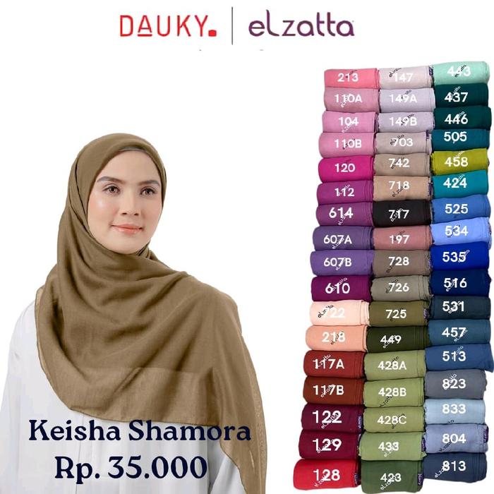 Elzatta hijab keisha shamora elzatta kerudung elzatta Segi Empat keisha shamora