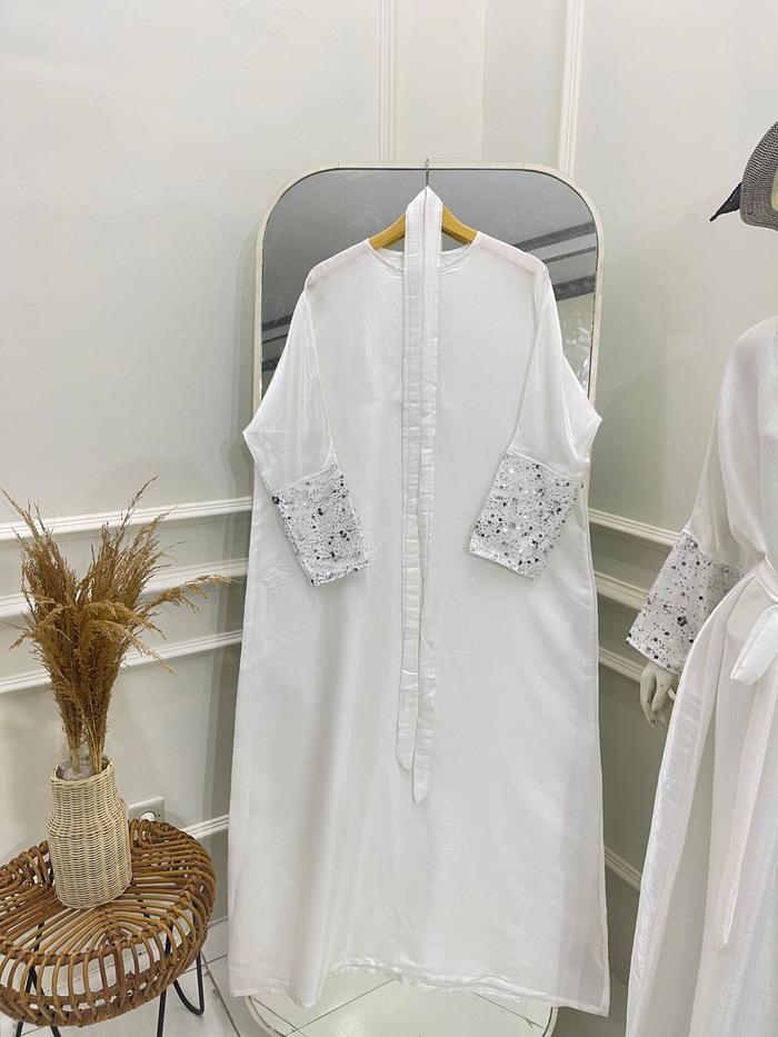 Aluna Drees Abaya Wanita Muslimah by EBBA KAREN - Dress Shinning Shimmer