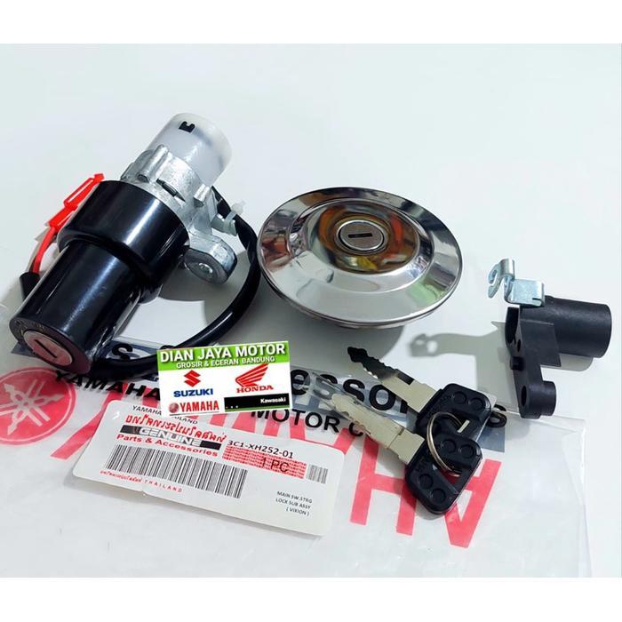 THAILAND KUNCI KONTAK SET YAMAHA VIXION LAMA 20072008 200920102011 KONTAK ASSY VIXION OLD