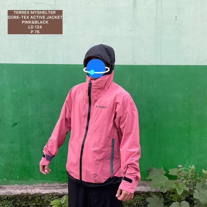 Women Jacket - Terrex Myshelter Goretex Active - Black Pink
