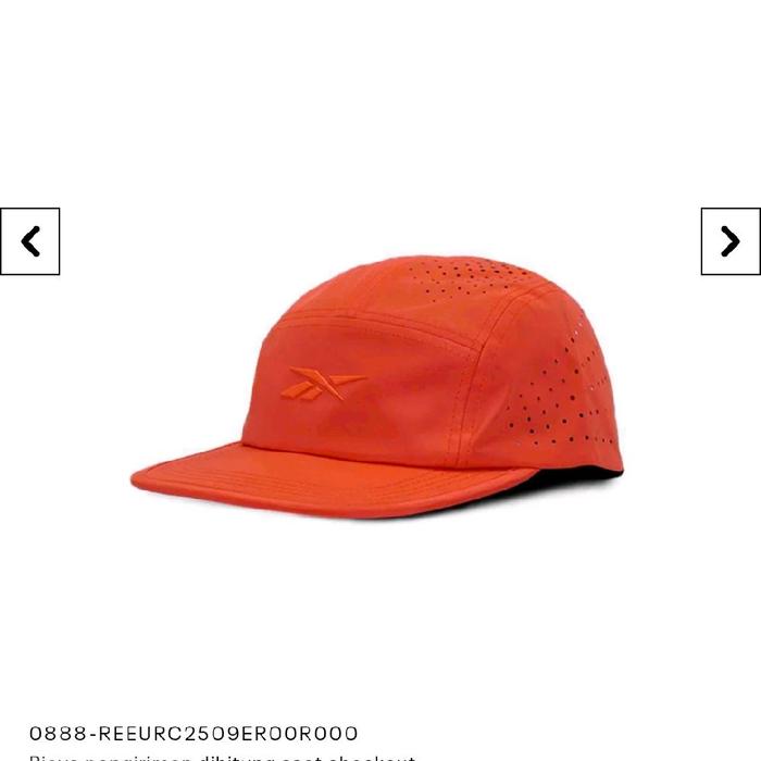 Topi running Orange  Desain Perforasi untuk Gaya Anda Aksesori Fashion Stylish dan Fungsional 0888-R