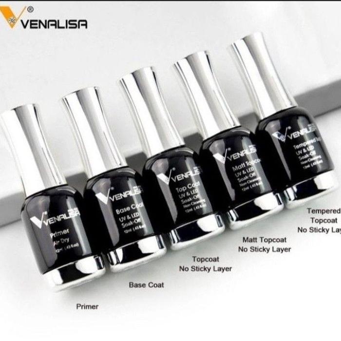 Kutek Gel Nail Polish Venalisa Base Coat & Top Coat Nail Gel Polish / UV Gel Polish 12 ml