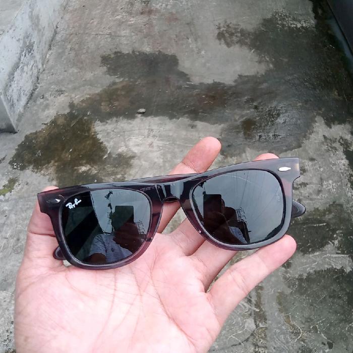 RAYBAN VINTAGE  wayfarer RB 2140A LENSA G15 SIZE 5022 Eyewear Sunglasses